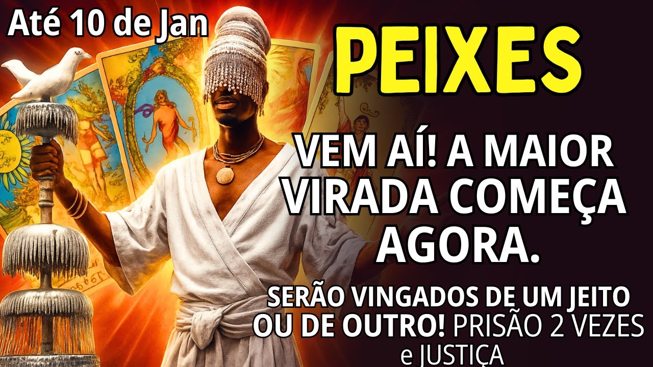 PEIXES ♓VEM A&Iacute;! A MAIOR VIRADA COME&Ccedil;A AGORA😱 N&Atilde;O D&Aacute; PRA SE PREPARAR🔥PRIS&Atilde;O 2 VEZES/JUSTI&Ccedil;A/DESPEDIDA