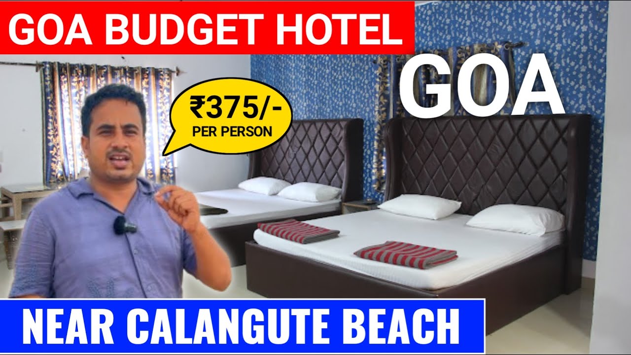 Budget Hotel near Calangute Beach 2024 | Calangute Beach Hotel | Safar Vlog | Goa Hotel Price | Goa