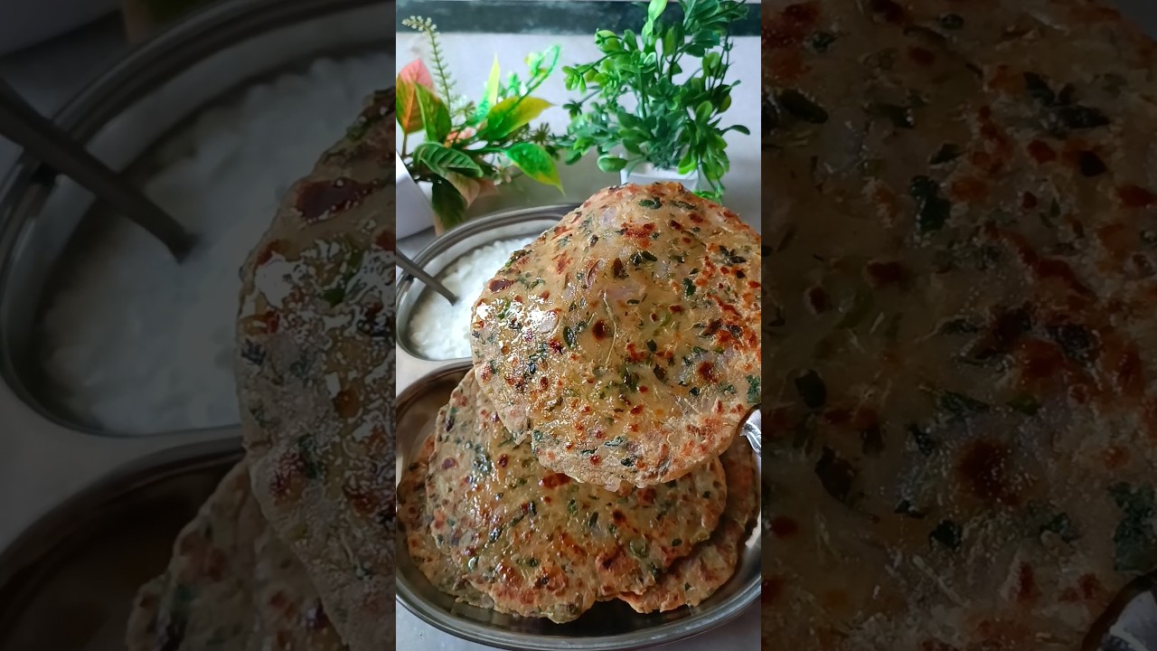 Baby Methi Paratha 🌿|Soft & Healthy Green Paratha