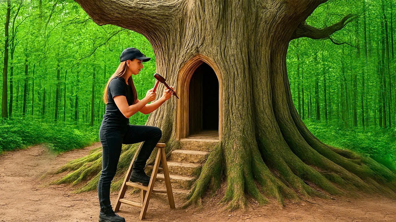A Young Girl&rsquo;s Adventure: Survival Alone in a Giant Rainforest Tree