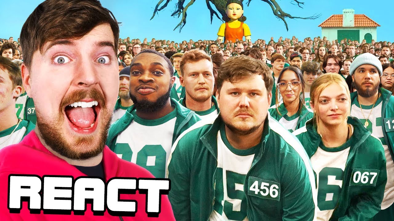 React: $456,000 Squid Game In Real Life! - MrBeast