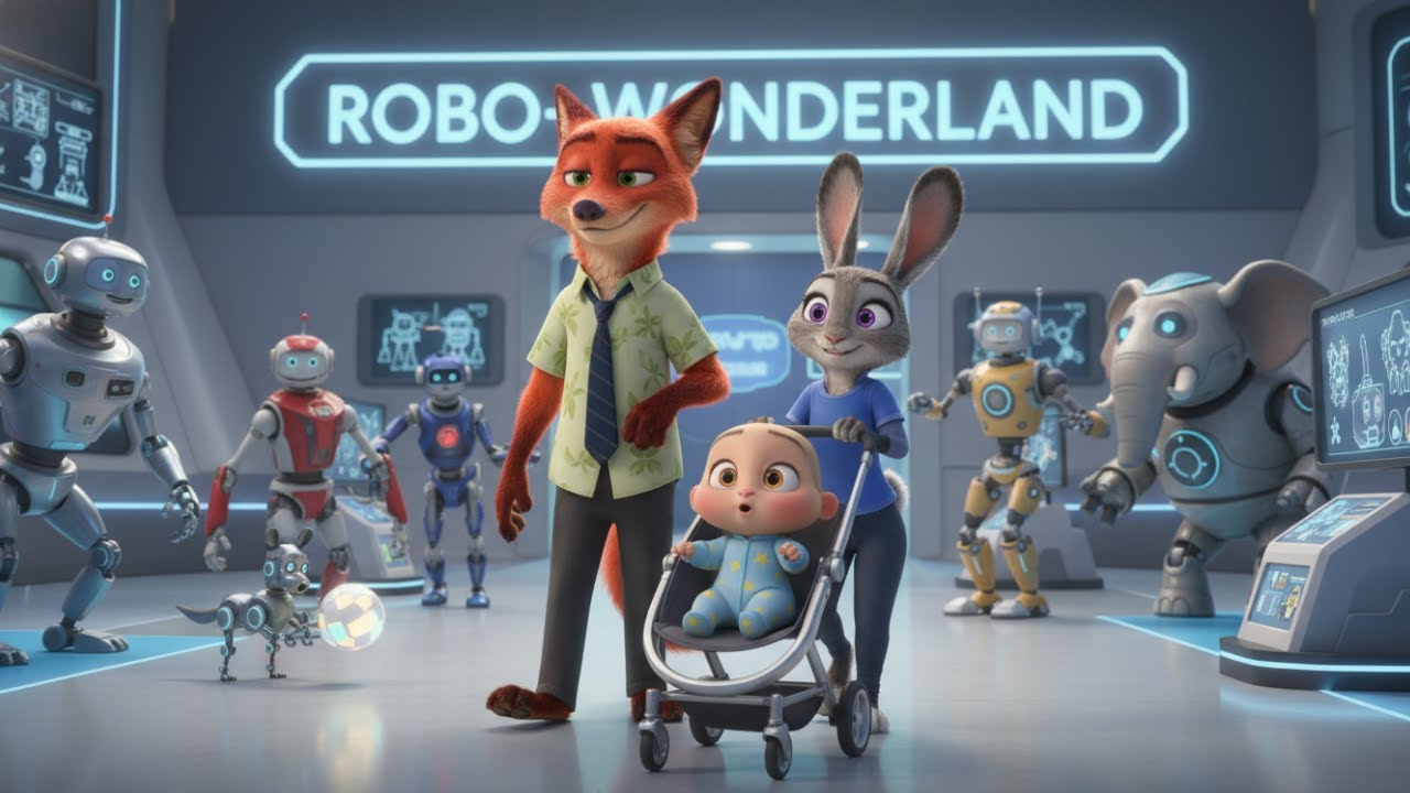 Zootopia 2  | Exploring Science with Nick, Judy, and Their Child | Nick & July  with Their Baby