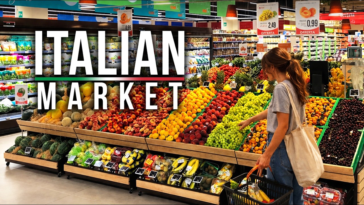 Inside a Local Market in Florence, Italy 🇮🇹 | Prices, Food & Daily Life