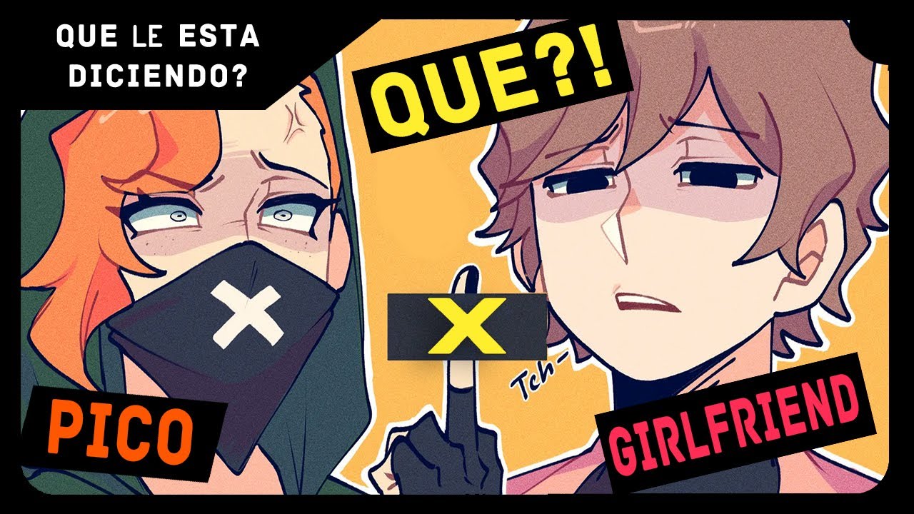 Pico y Girlfriend Genderbend | Friday Night Funkin | ¿Qué le esta diciendo?
