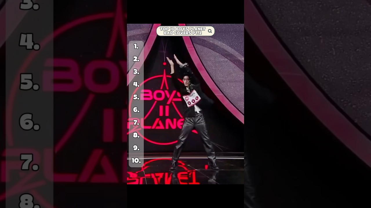 Top 10 boys planet bad covers pt.2 