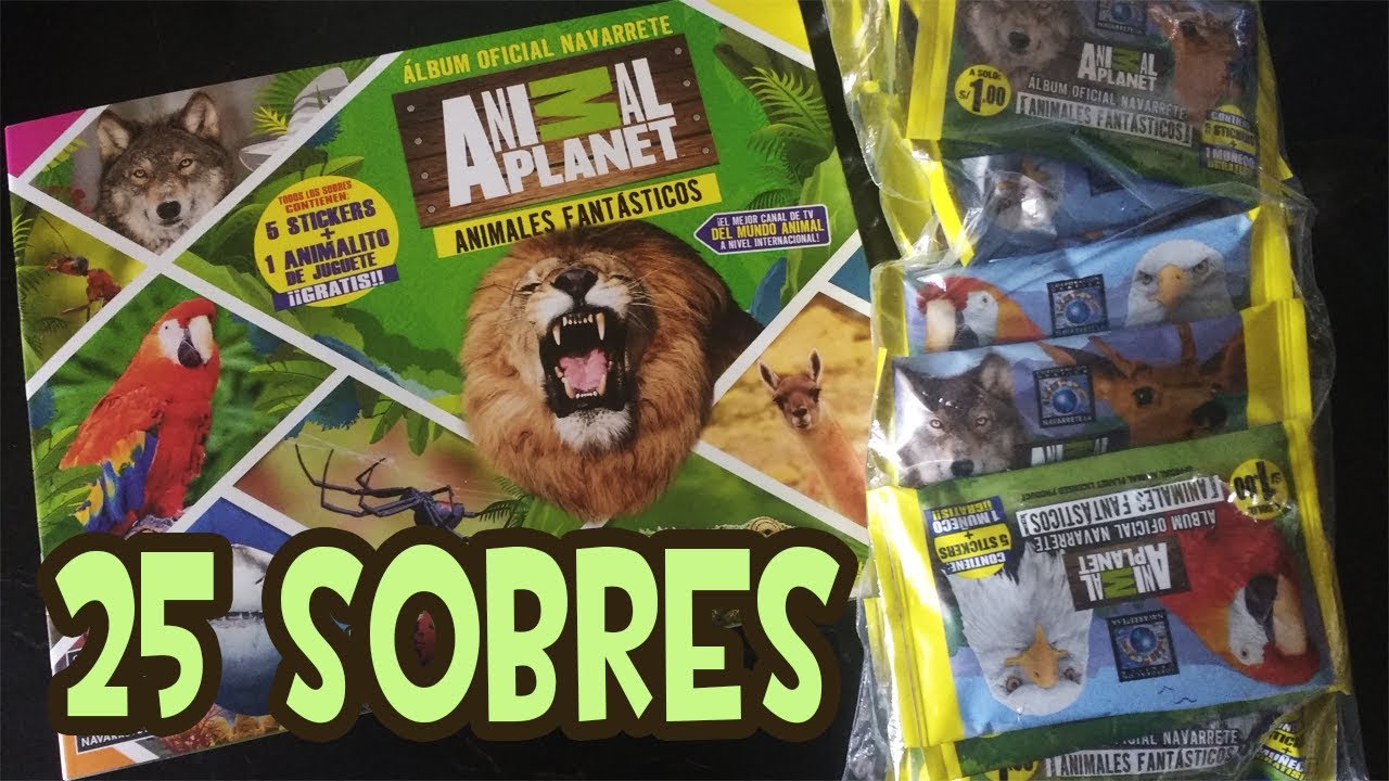 Paquetón de animalitos !! - Album Animales Fantásticos de Animal Planet