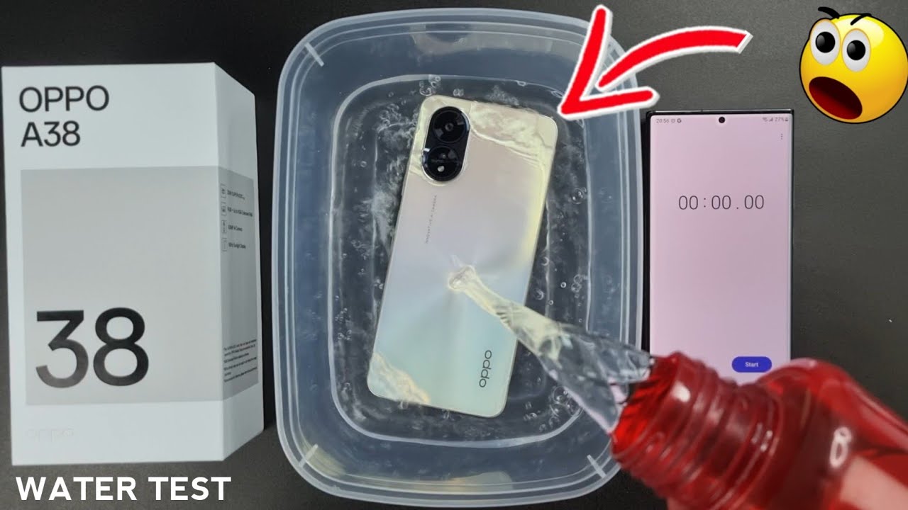 Oppo A38 Water Test 💦💧| is Oppo A38 Actually iP54 Water & Dust Resistant?🤔