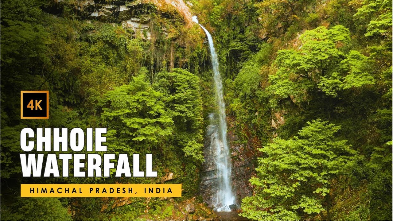 Trek in India 🇮🇳 | Chhoie Waterfall, Himachal Pradesh | India in 4K