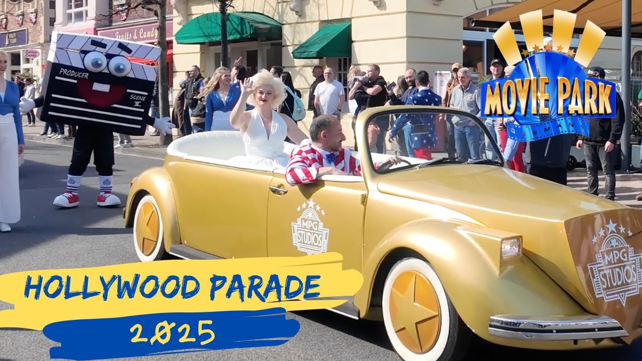 MOVIE PARK GERMANY 2025 Studios on Parade beide Seiten