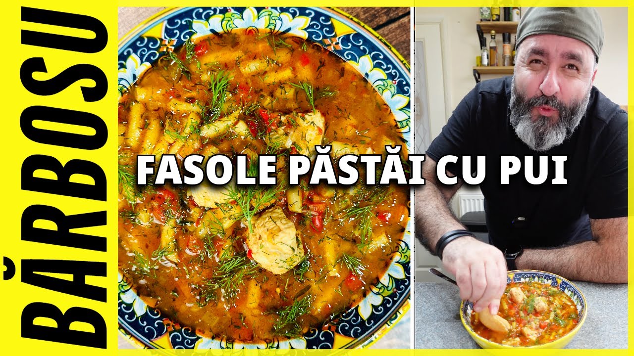 FASOLE VERDE DIN BORCAN CU PIEPT DE PUI