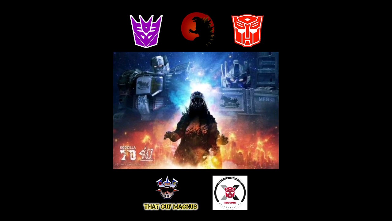 Newly Announced Godzilla/Transformers Crossovers! 