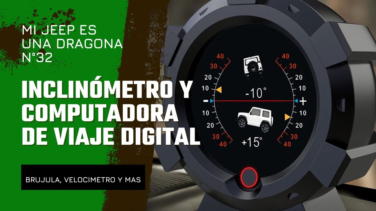 Cómo instalar un inclinómetro de coche 4x4 para tu Jeep, digital, brújula, velocímetro