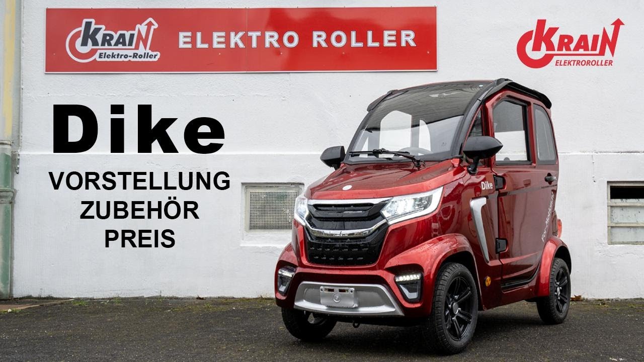 Erklärvideo 15 km/h Kabinenroller For-Motion Dike, Krain Elektroroller, auch mit 6, 25 oder 45 km/h