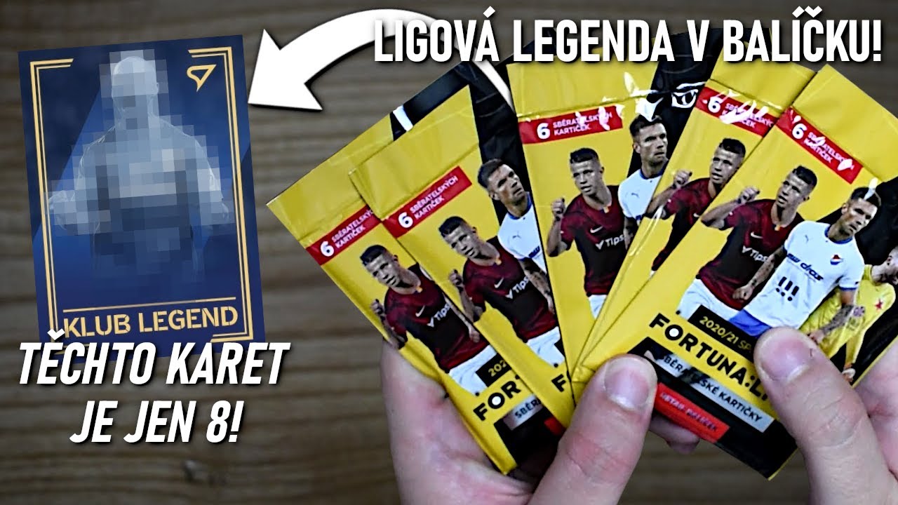 NAŠEL JSEM LEGENDU! OTEVÍRÁNÍ KARTIČEK FORTUNA LIGY