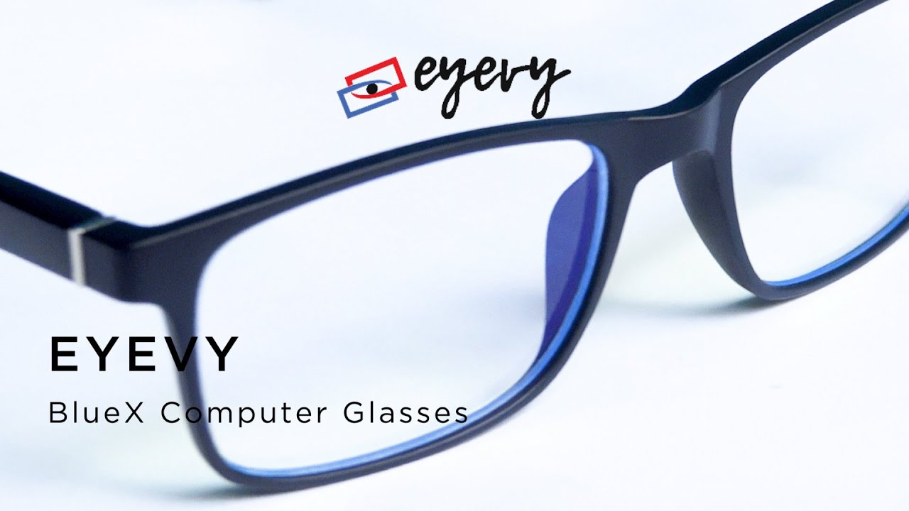 Eyevy Black Flexible Frame Eyeglasses