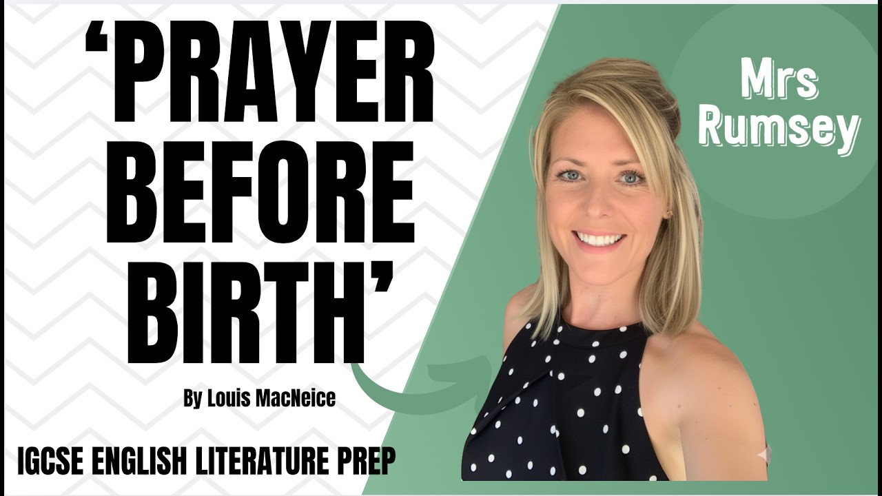Analysis of 'Prayer Before Birth' by Louis MacNeice