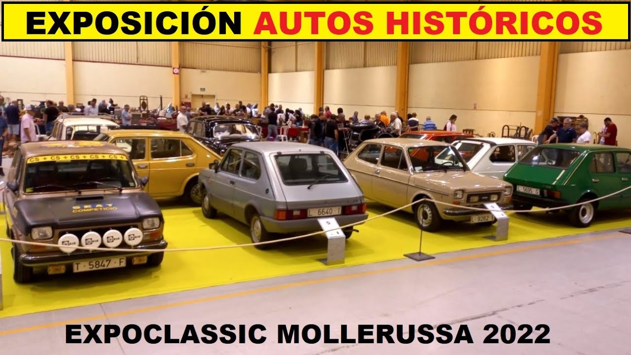 ✅Exposición coches clásicos. Feria Expoclassic Mollerussa 2022. Voitures anciennes.  Oldtimers cars.