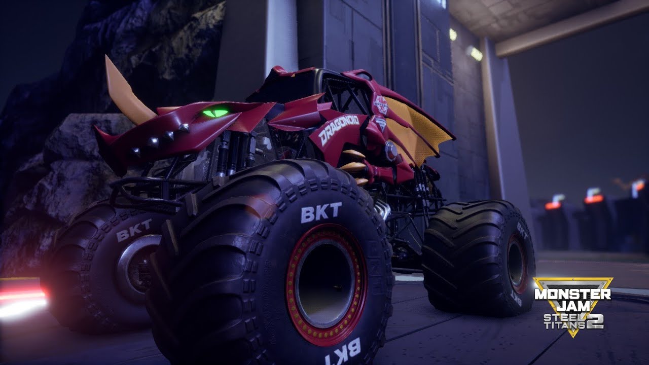 Dragonoid turns up the heat! Monster jam Steel Titans 2