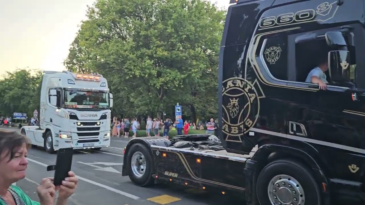 2024 Augusztus 9.  Hajdúszoboszló kamionos felvonulás