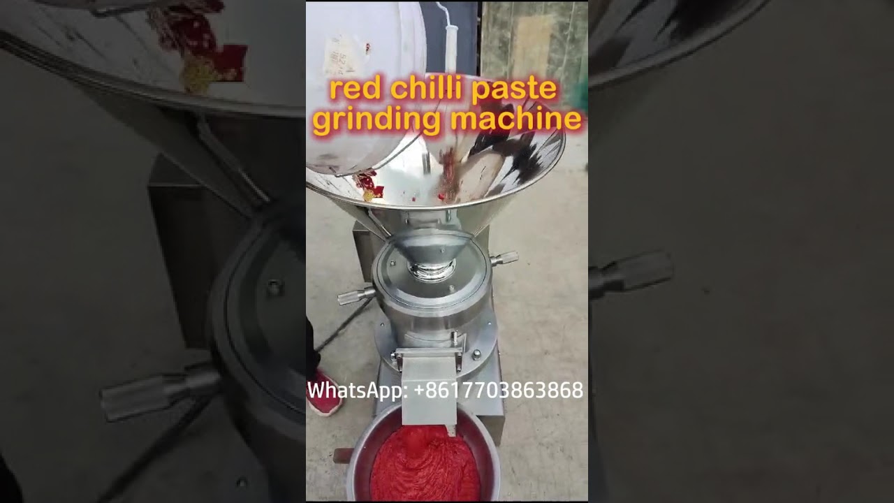 🌶 Red Chilli Paste Grinding Machine | Perfect for Chilli Paste & Peanut Butter 🥜🔥