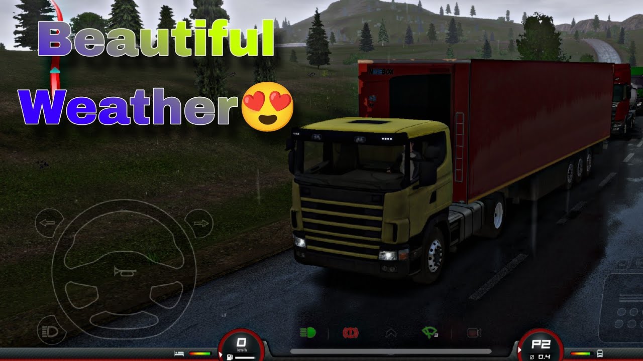 Delivered Icecream In Heavy Rain | Beautiful Weather🤩 |Truckers Off Europe 