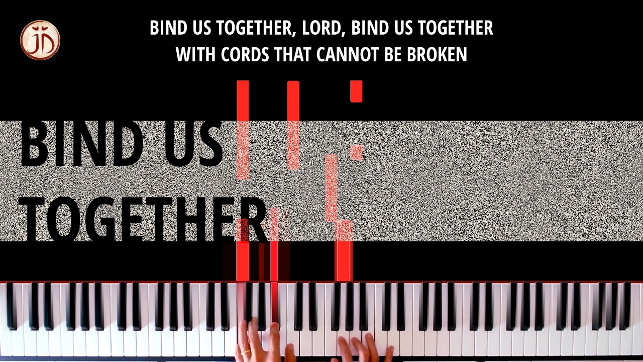 Bind Us Together (Key of F) | Piano Visualizer with Lyrics