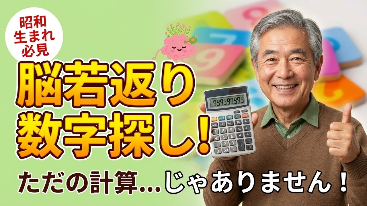 【文科系向け】脳が活性化する｜数字探しと拍手で集中力を最高に高める