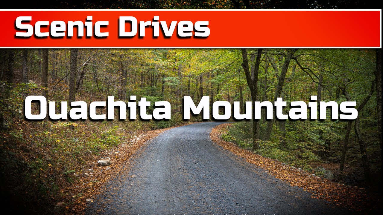 4K Scenic Drive in the Ouachita National Forest, Arkansas near Shady Lake