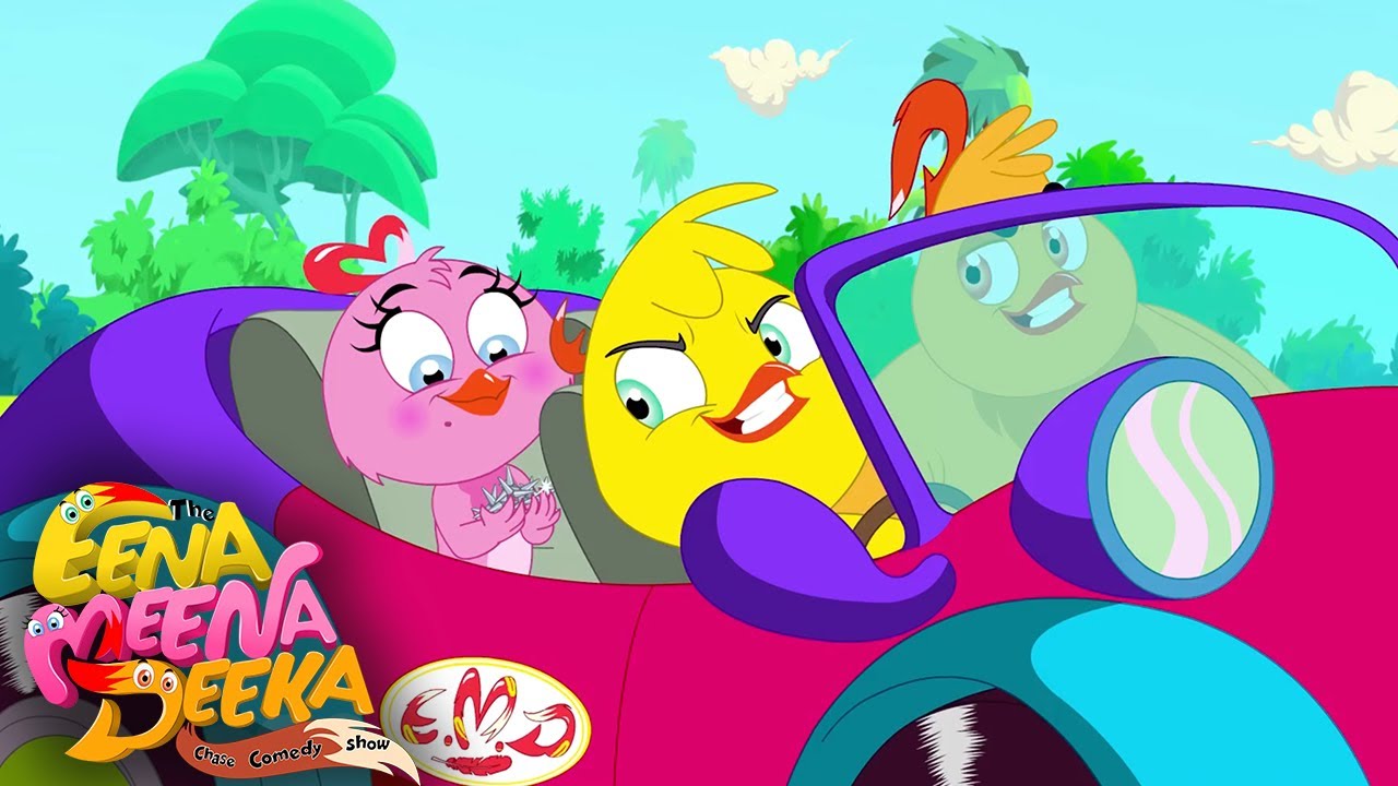 CAR CHASE | Eena Meena Deeka Official | Funny Cartoons for Kids