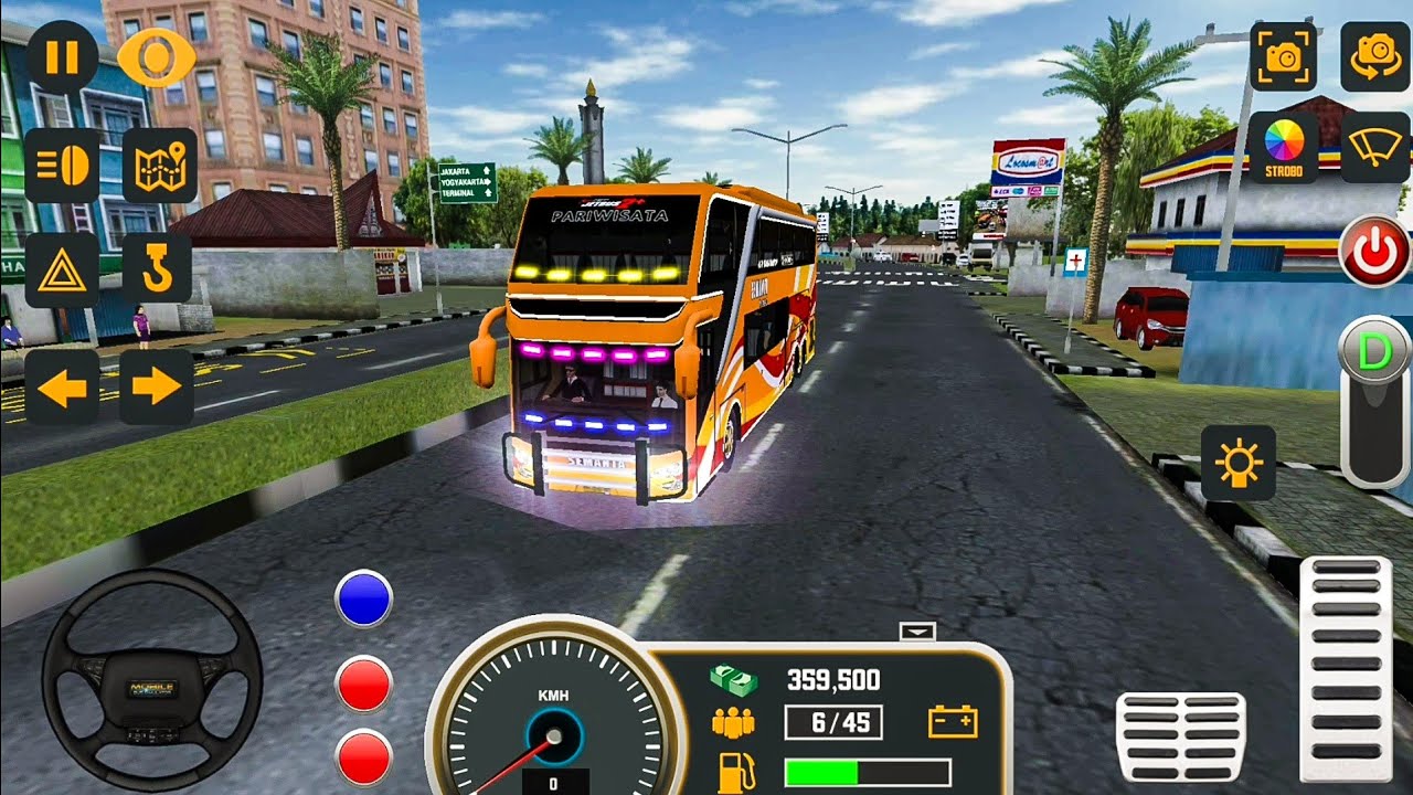 Mobile Bus Simulator New Bus by LOCOS #2 - Android Gameplay FHD