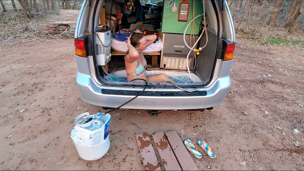 I Made A Bathtub in a Mini Van | Mini Van Build