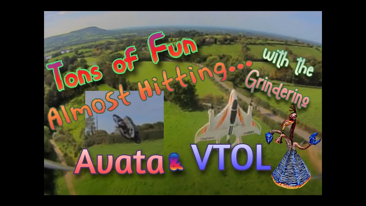 Tons of Fun Almost Hitting an Avata and a VTOL with my Grinderino