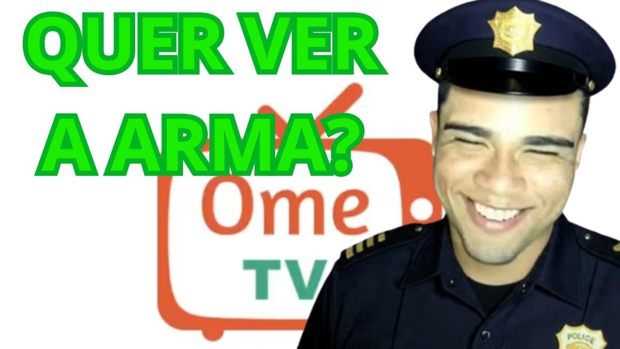 WALLACE FINGE QUE É POLICIAL NO OMETV
