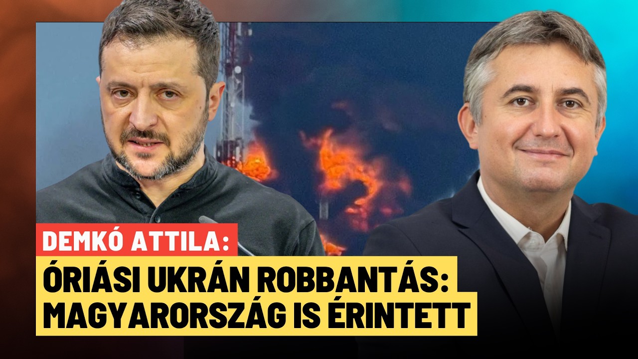 Rendkívüli: Ukrajna robbantott, katonai erővel vennék át a magyar vezetéket? - Demkó Attila