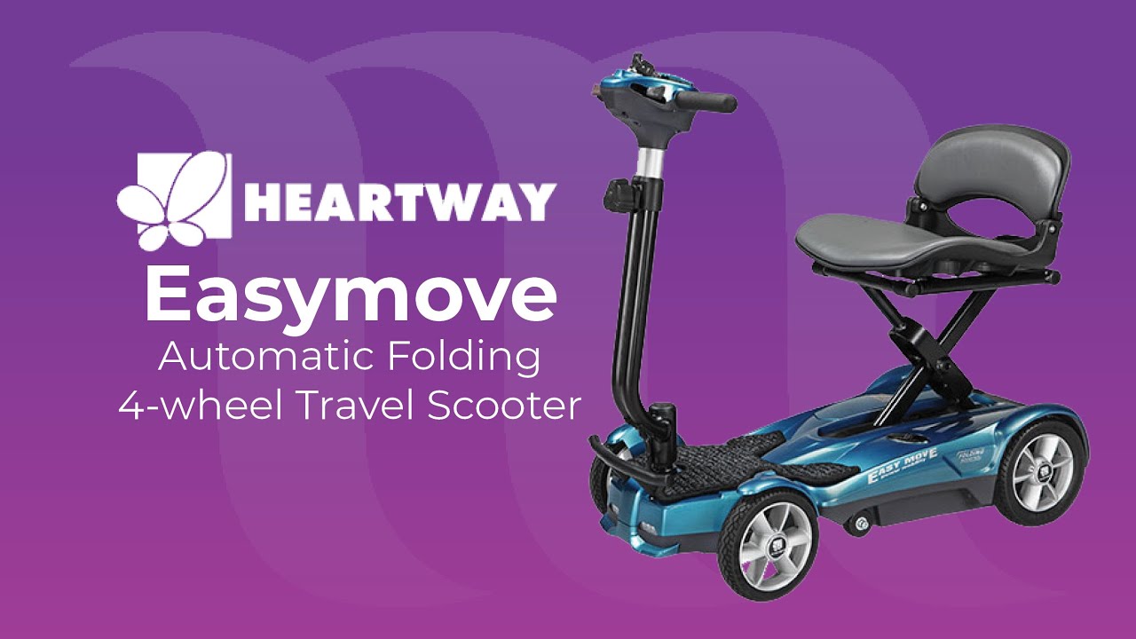 Heartway Easymove - Automatic folding 4-wheel travel scooter