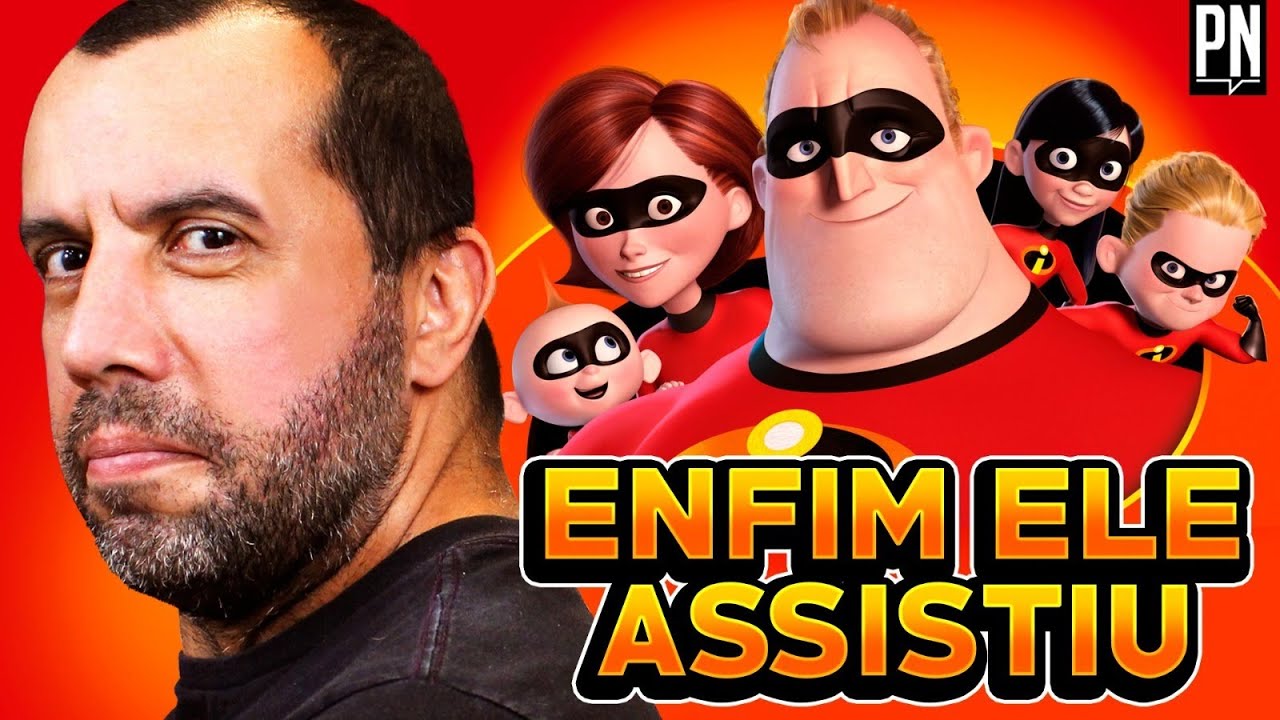 Não gosta de animação e foi forçado a assistir OS INCRÍVEIS! Será que ele gostou? | Sessão Pipoca 90