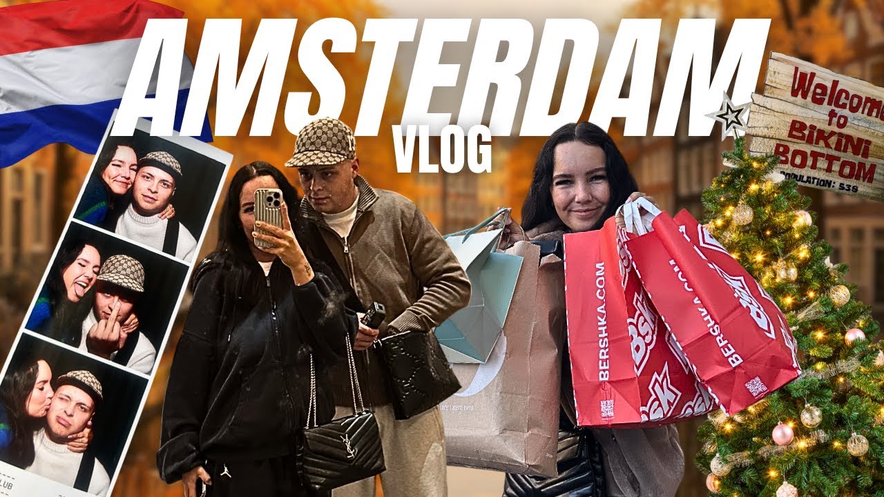 AMSTERDAM SHOPPING VLOG 🇳🇱🛍️|Kevin&Amy