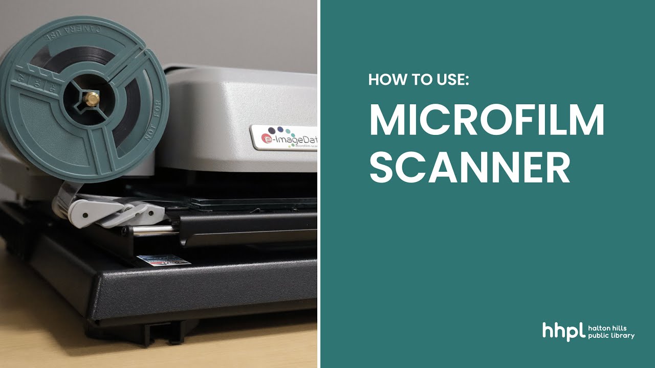 How to Use the Microfilm Scanner at Halton Hills Public Library
