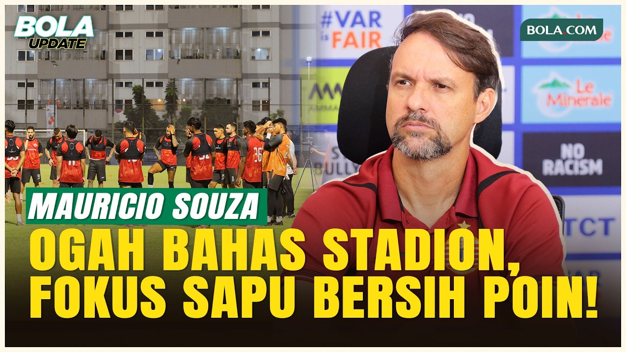 Jelang Duel Kontra PSM Makassar di JIS, Mauricio Souza Minta Persija Tetap Bermain Dimana Saja