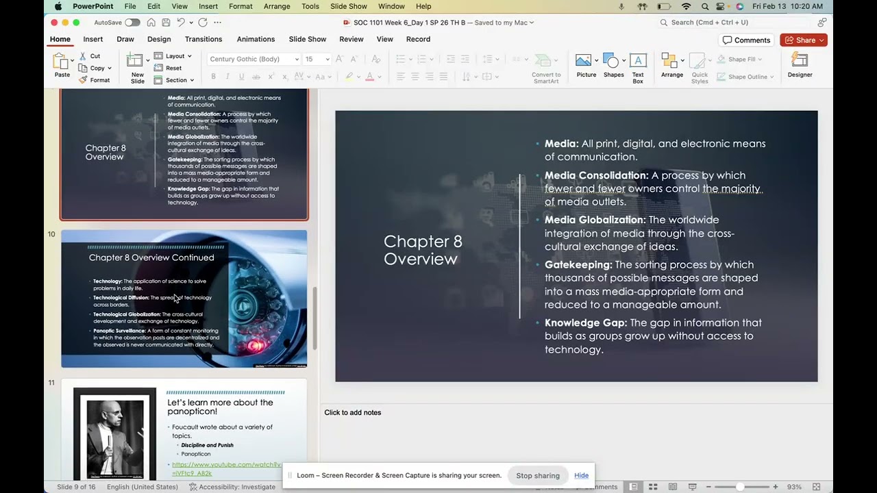 SOC 1101 TH Blended Week 6 Virtual Lecture