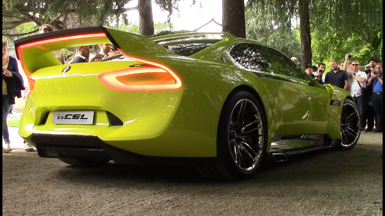 BMW 3.0 CSL Hommage SOUND - Start Up and Revs!