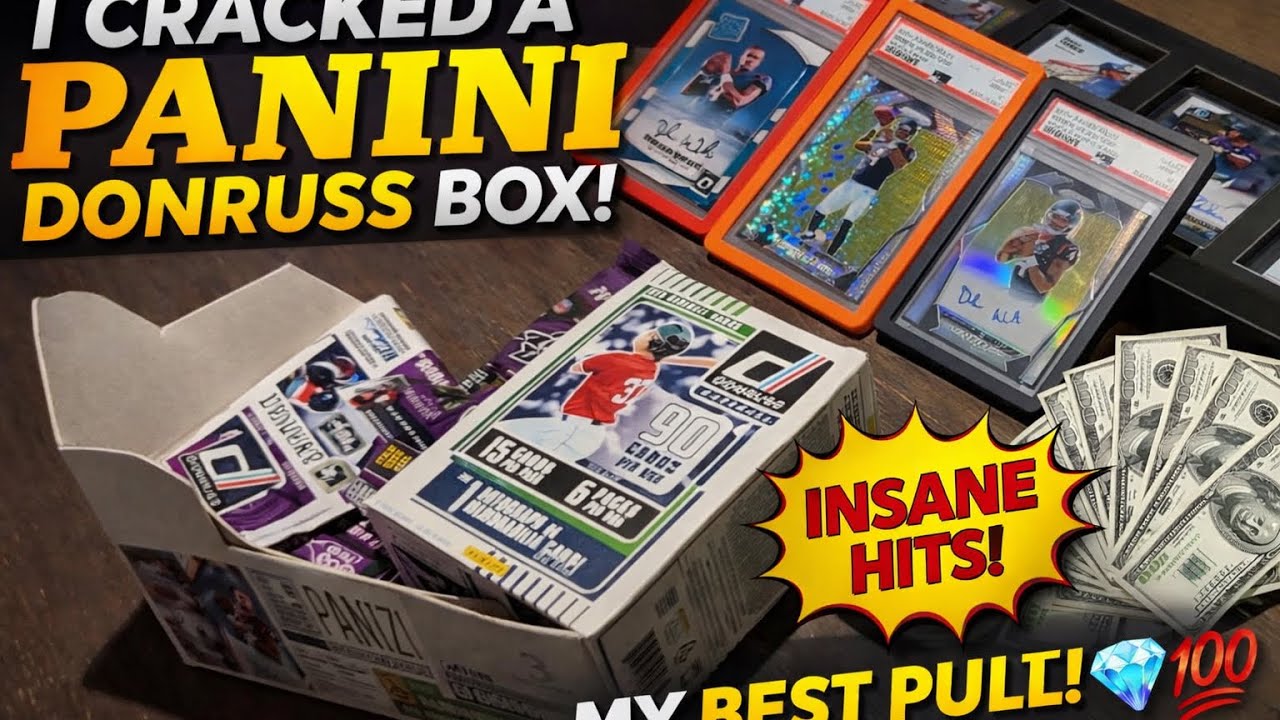 I Cracked a Panini Donruss Box… THESE HITS WERE WILD 🤯🔥
