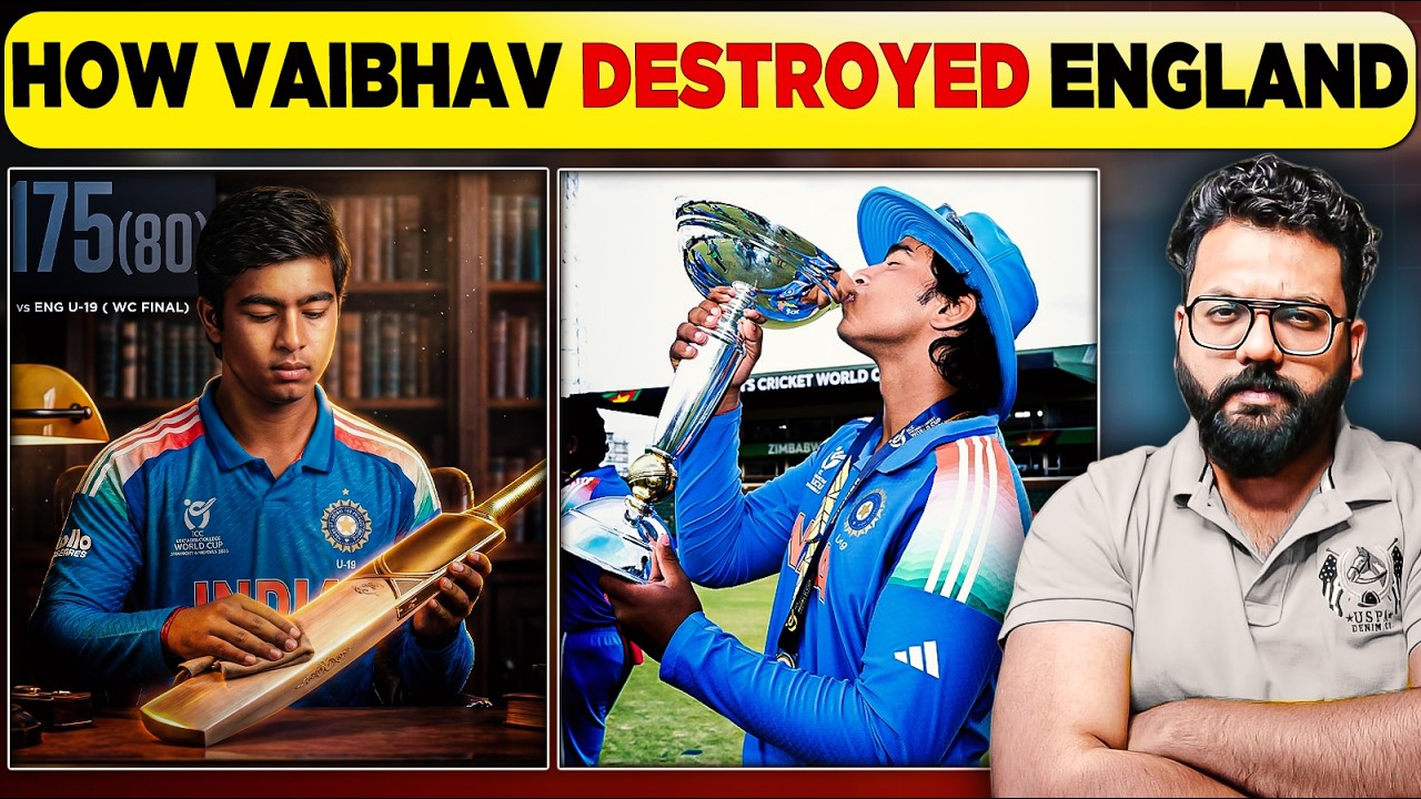 Vaibhav 175 Creates History vs England | 14-Year-Old Vaibhav Destroys England! India U19 World Cup
