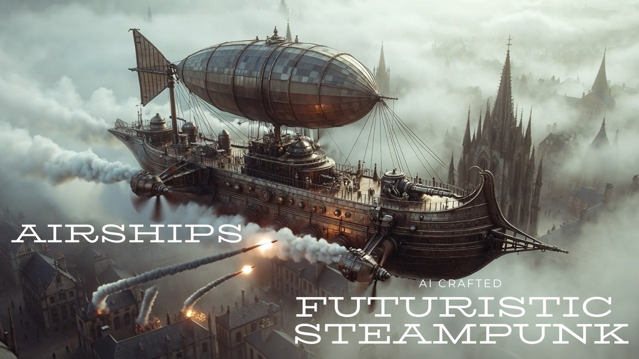 AI Steampunk Ironclad AIRSHIPS That Defy Gravity! Massive Brass & Copper Armored Flying Battleships