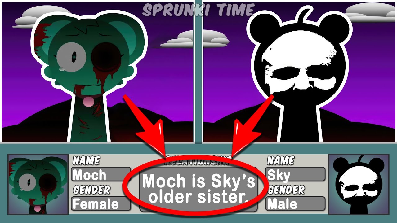 Incredibox Sprunki Multishift - NEW UPDATE (RELATIONSHIPS) | ALL Characters Relationships