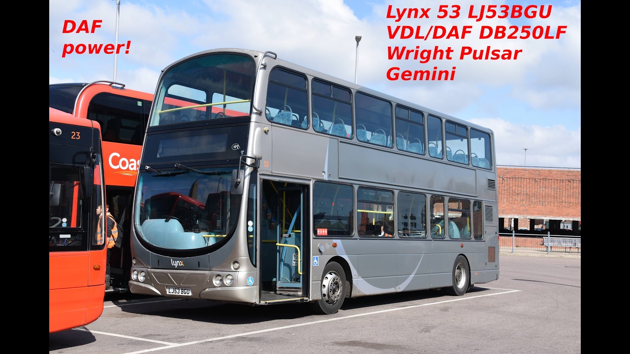 *DAF power!* Lynx 53 LJ53BGU VDL/DAF DB250LF Wright Pulsar Gemini on route 49A