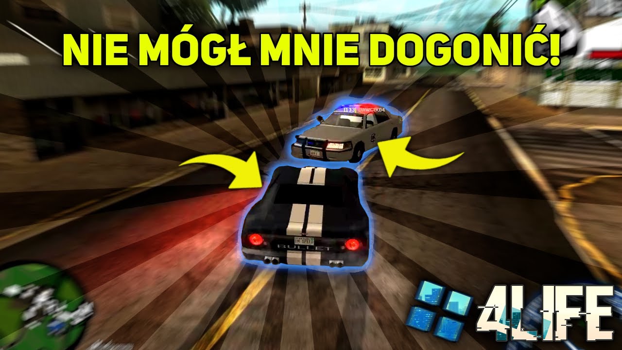 NIE MOGLI MNIE DOGONIĆ! POŚCIG SAPD 🚔 | MTA 4LIFE