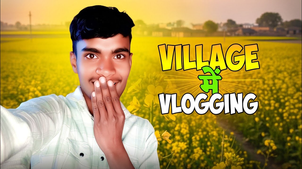 गाँव की हरी-भरी खेतों में Vlog 🌾 | Village Life Vlogging | Village Vlog 2026🔥