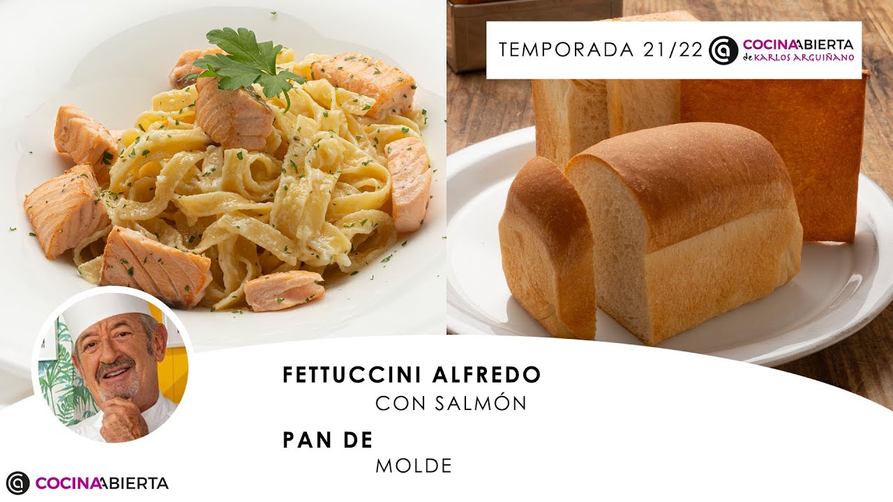 FETTUCCINI ALFREDO 🍝 PAN de MOLDE 🍞 ¡Recetas para triunfar! 👩🏻‍🍳 Cocina Abierta de Karlos Arguiñano