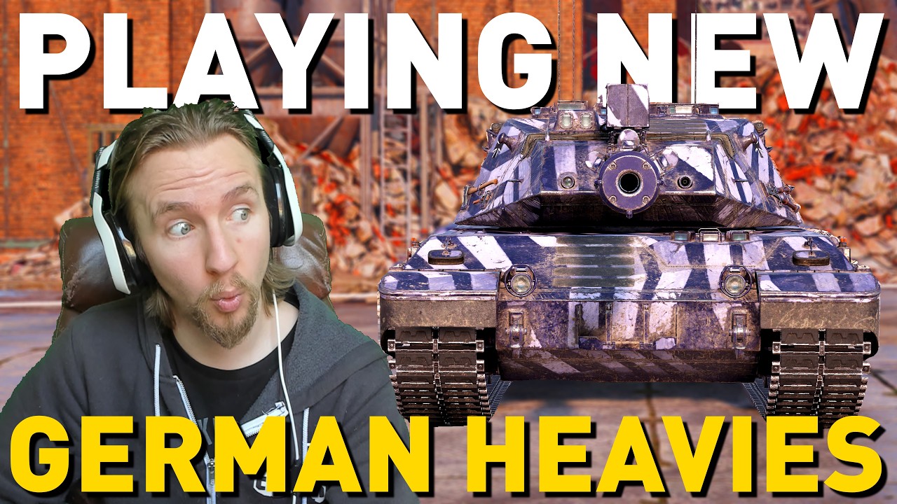 Playing the new German heavies! Update 2.4